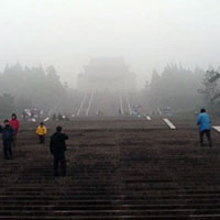 A lovely day at the Dr. Sun Yat Sen Mausoleum.