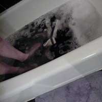 Time to do the laundry. Dorothy is so creative.