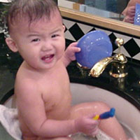 Get the hell out of here! Can&rsquo;t you see I&rsquo;m taking a damn bath!