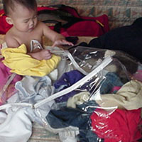 Don&rsquo;t worry mommy, I will help you unpack.