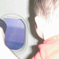 Seat backs forward. Tray tables up. And prepare to land in your new home.