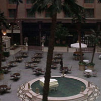 Our hotel&rsquo;s interior courtyard. You should see the one outside.