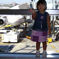 Aelex eagerly awaits her trip to get her brother.