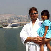 Living the high life.