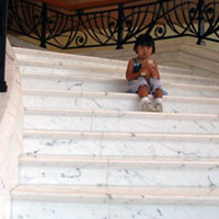 Soon you will be alone no more little girl.