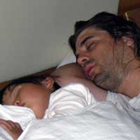 Mark and Aelex eagerly await Matthew&rsquo;s arrival.