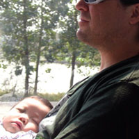 Resting up after an emotional day.