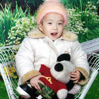 Olivia poses with a friend.