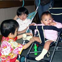 Olivia helps out a friend.