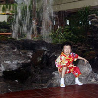 Beautiful setting, beautiful girl.