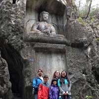 Family portrait + Buddha.