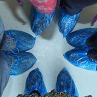 Keeping it spotless. You know, for the kids.