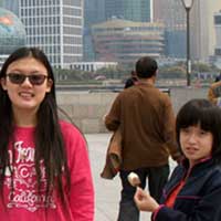 Walking the Bund. No, I don&rsquo;t know what a Bund is.