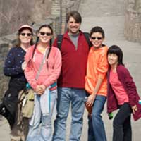 Now here we are bestride the Great Wall.