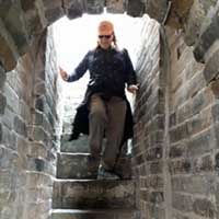 Dorothy, c&rsquo;mon down! Your&rsquo;re the next contestant on the Wall is steep!