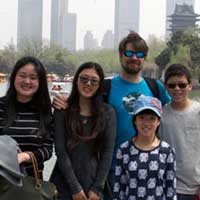 The Congiustas with our lovely tour guide Georgiana.