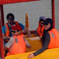 Lovely day for a boat ride.