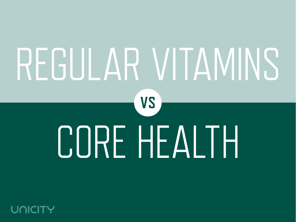 Regular Vitamins vs Core Health | Unicity Blog