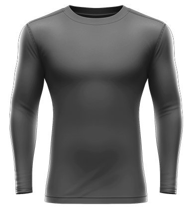 Compression Long Sleeve Blank Template
