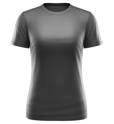 Fitted Tech Tee Short Crew Neck Blank Template