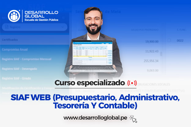 imagen de CURSO SIAF WEB (Presupuestario, Administrativo, tesorería y contable)