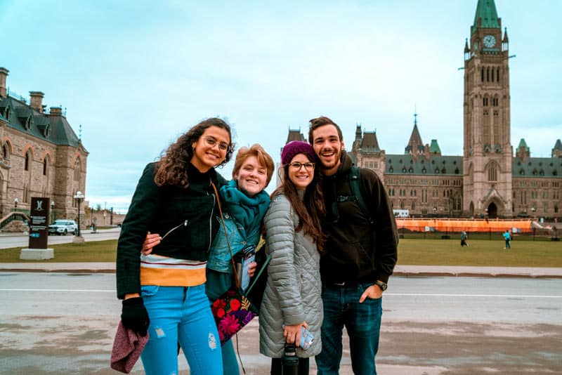 up with people cast traveling in canada