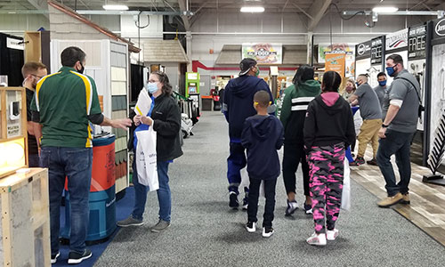 NARI Milwaukee Home Show Masks Family