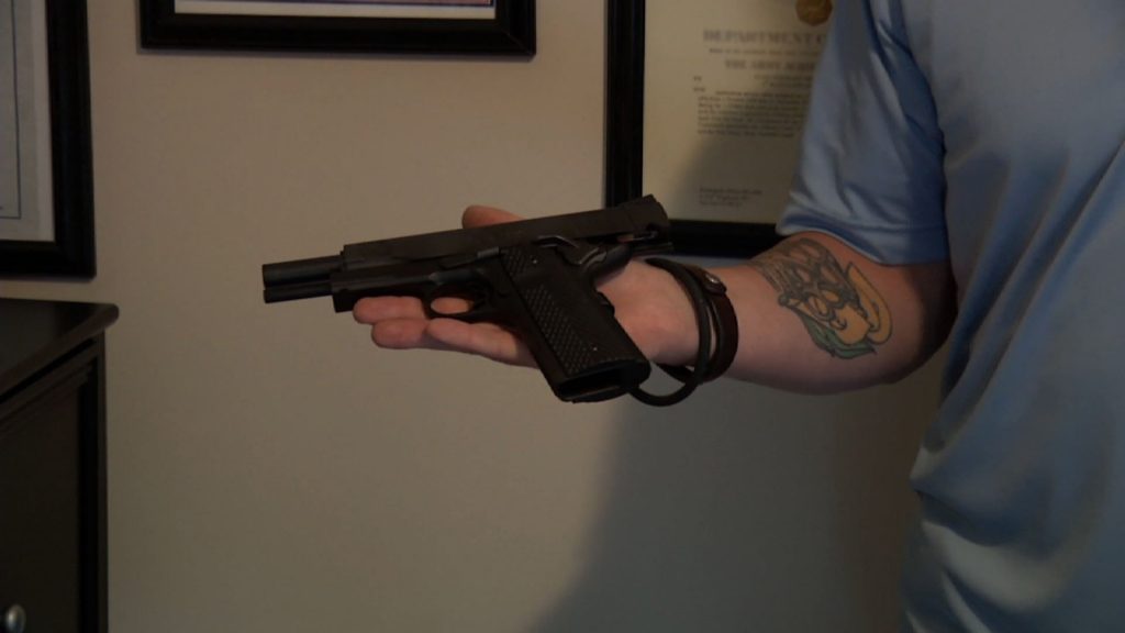 showing off my gun copy