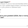 Survey Results: Gun Owner Legal Preparedness Poll survey-about-gun-attorney