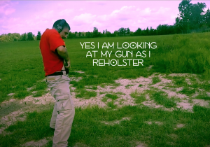 how to re holster your handgun