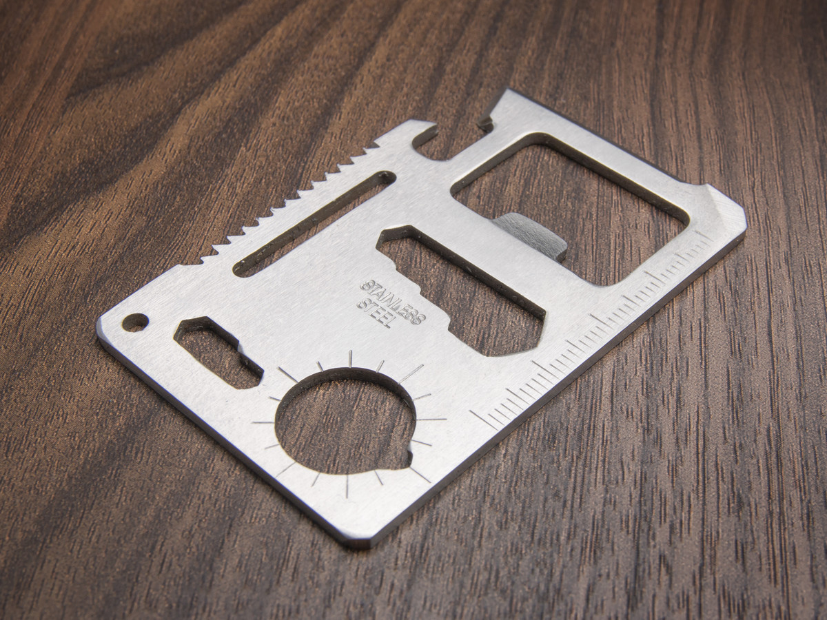 Wallet Size Stainless Steel MultiTool Concealed Carry Inc