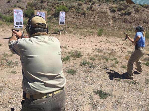 two person armed defense