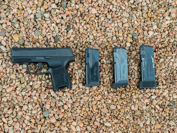 SIG P365 With 10 and 12 round Magazines