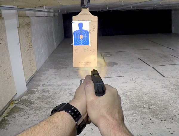POV of Shooting the P365 9mm