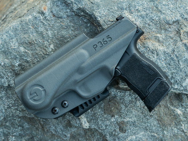 P365 in GrayGuns Holster Backside