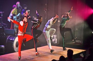 Picture of the Rhythmic Circus production "Feet Don't Fail Me Now!"