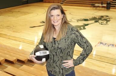 Picture of Sheri Deily, USAO's women's volleyball coach.