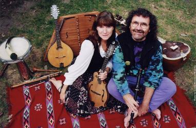 Picture of the musical duo Four Shillings Short.