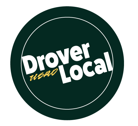 Logo for the Drover Local program.