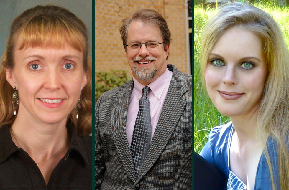 Dr. Melody Baggech, Dr. Ken Bohannon and Dr. Lark Powers are hosting a joint faculty concert scheduled to begin at 3 p.m. April 13 in the Alumni Chapel at USAO.