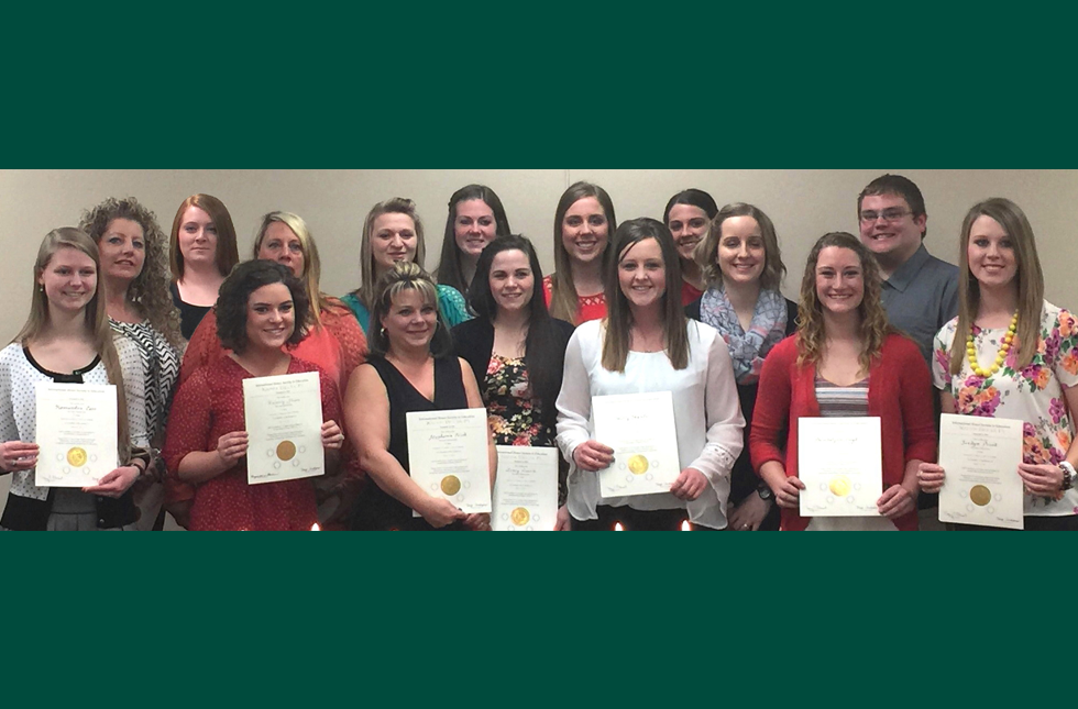 The members of Kappa Delta Pi.