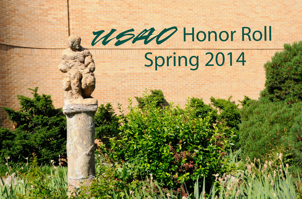 Officials at the University of Science and Arts of Oklahoma have named 187 students to the Spring 2014 Honor Rolls.