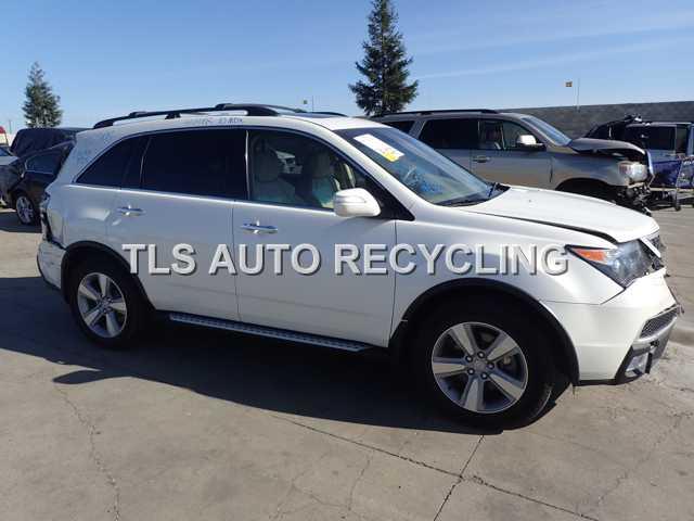 2010 acura mdx white tan passenger rear damage used a grade