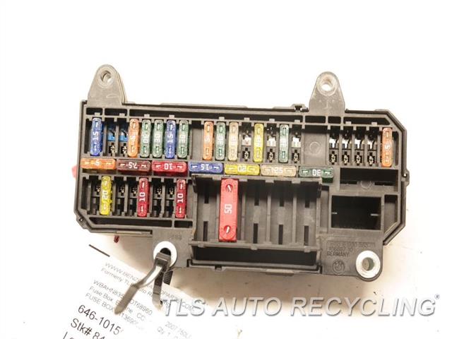 2007 BMW 750LI fuse box - FUSE BOX 61136900583 - Used - A ... bmw 750li fuse box 