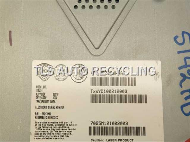 2012 FIAT 500 FIAT radio audio / amp - 1RZ26JW4AGRADIO RECIEVER 1RZ26JXWAI - Used - A Grade.