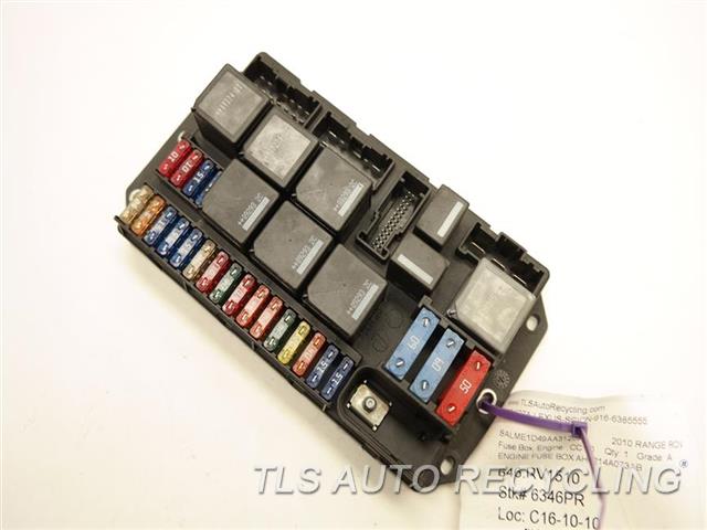 2010 Land Rover Range Fuse Box LR012696 ENGINE FUSE BOX AH4214A073AB