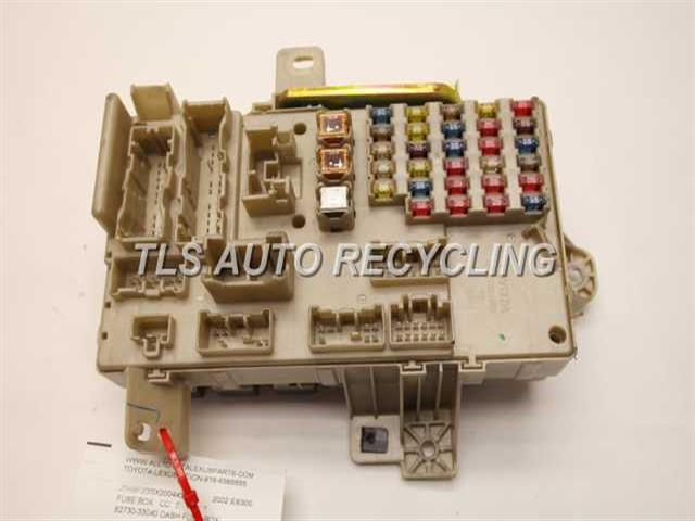 2000 Lexus Es 300 Fuse Box