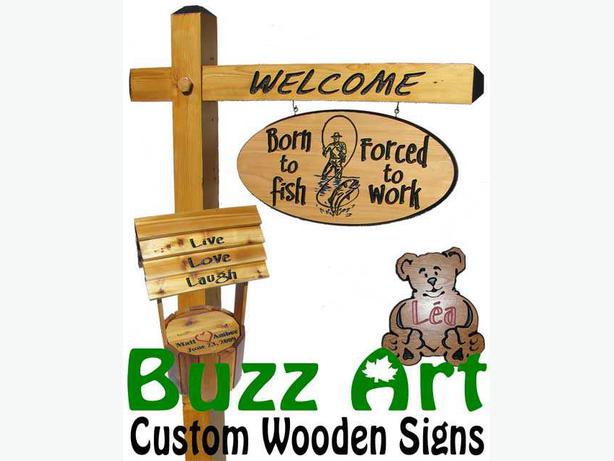 Cottage Signs - Buzz Art Kanata, Ottawa