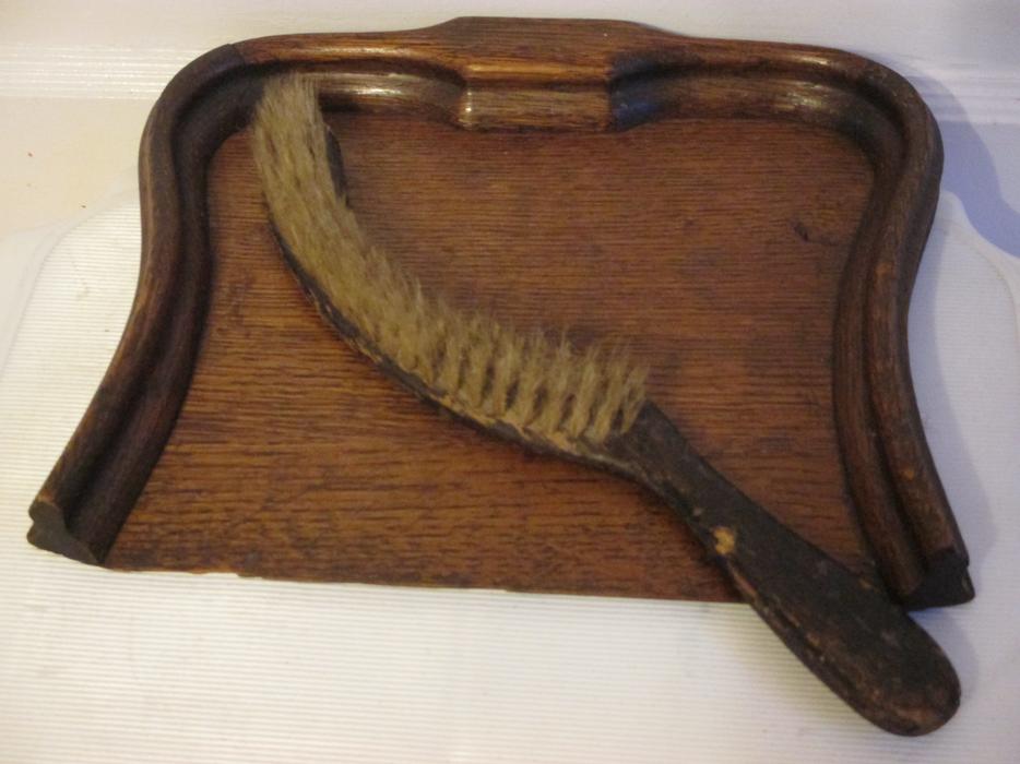 Antique Crumb Tray with Brush Saanich, Victoria