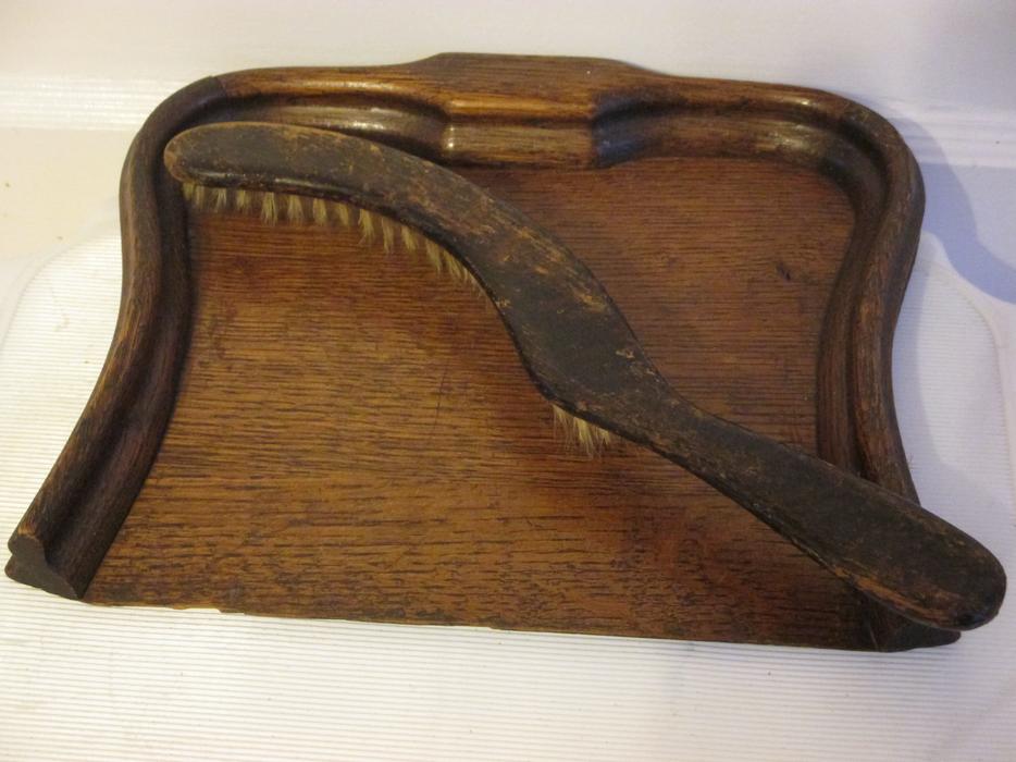 Antique Crumb Tray with Brush Saanich, Victoria
